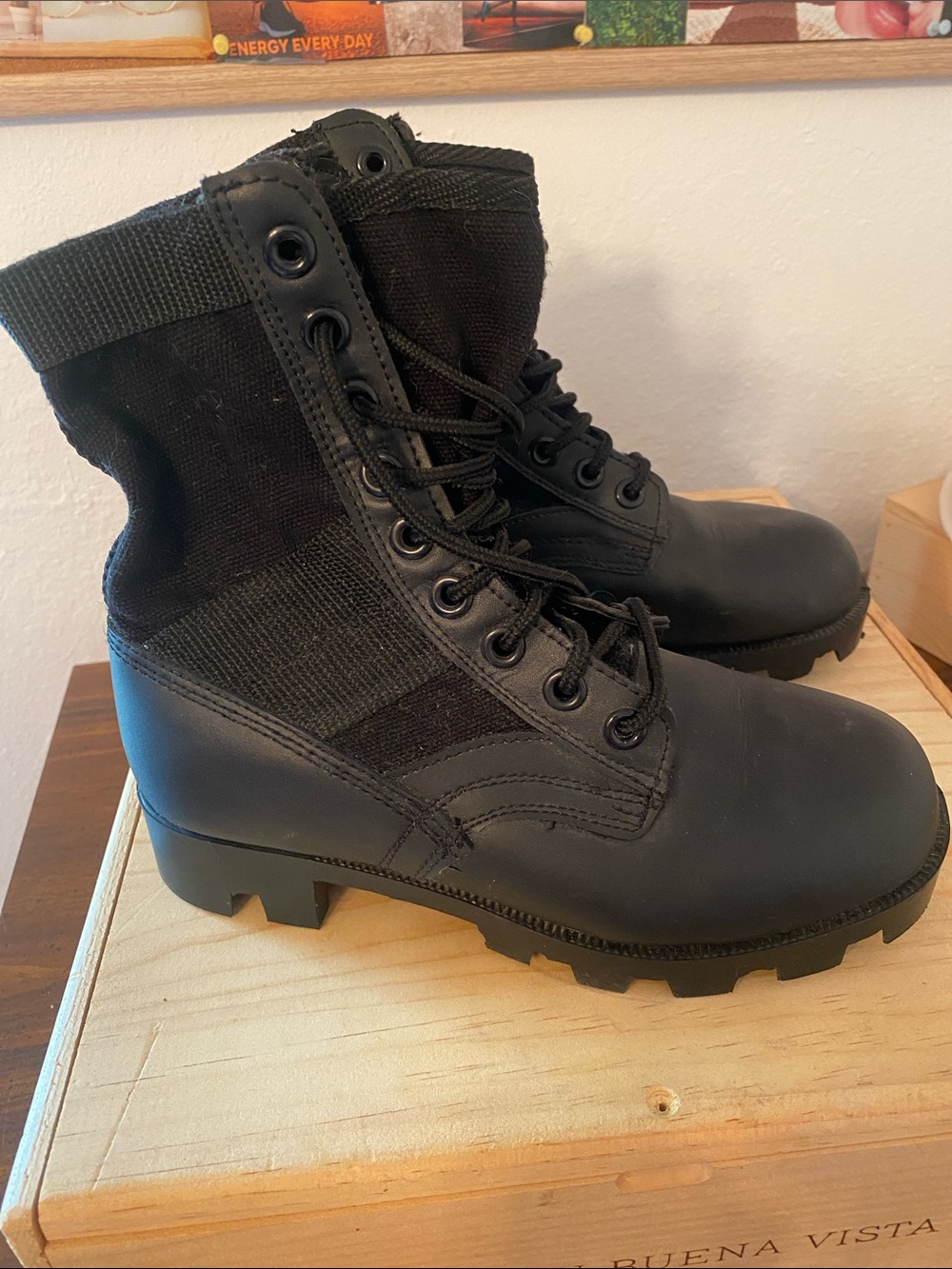 Women's Black Legit Tactical Lace-Up Boots